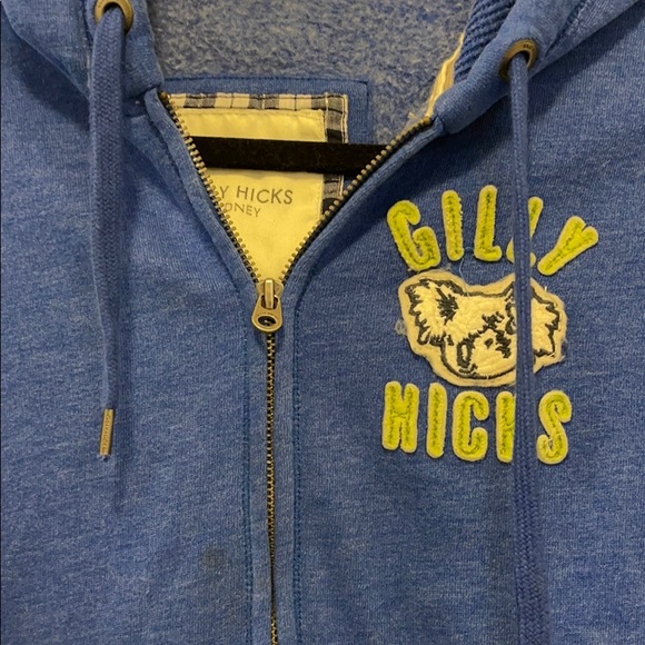 🌑 Gilly Hicks Fleece Lined Zip Up Sweatshirt - Picture 2 of 3